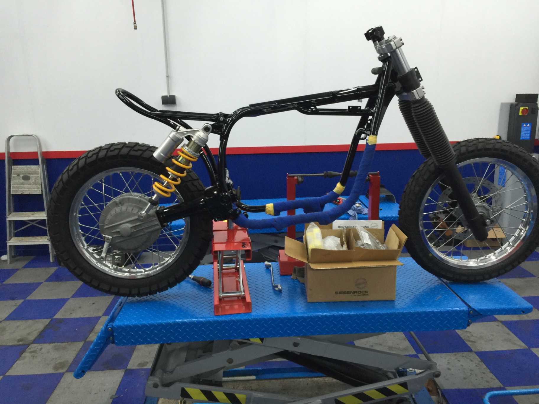 Rolling chassis — vista lateral